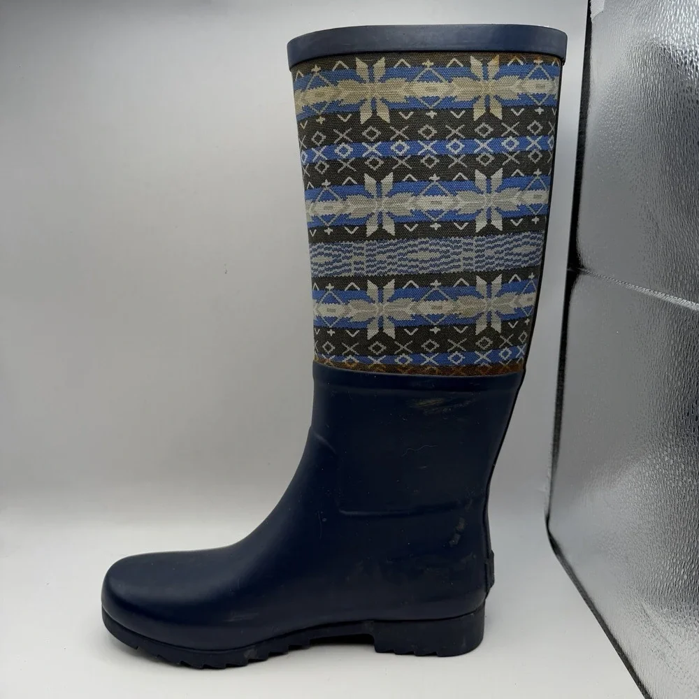 UGG AUSTRALIA 3460 Women's US 8‎ Sabene Blue Rubber Boots